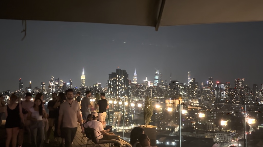 Westlight rooftop view at night